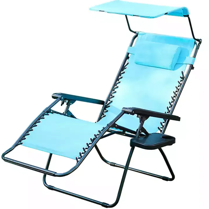 Aqua Zero Gravity Chair with Sunshade and Tray