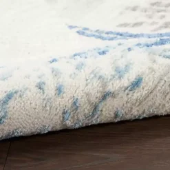 Aquamarine Starfish Coastal Area Rug, 5x7