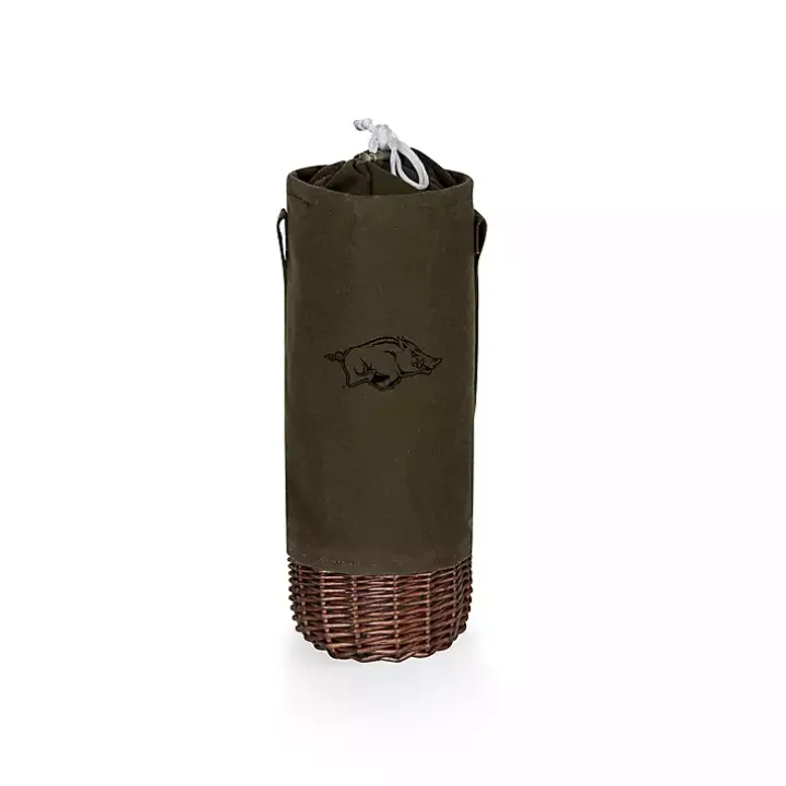 Arkansas Razorbacks Insulated Wine Bottle Tote