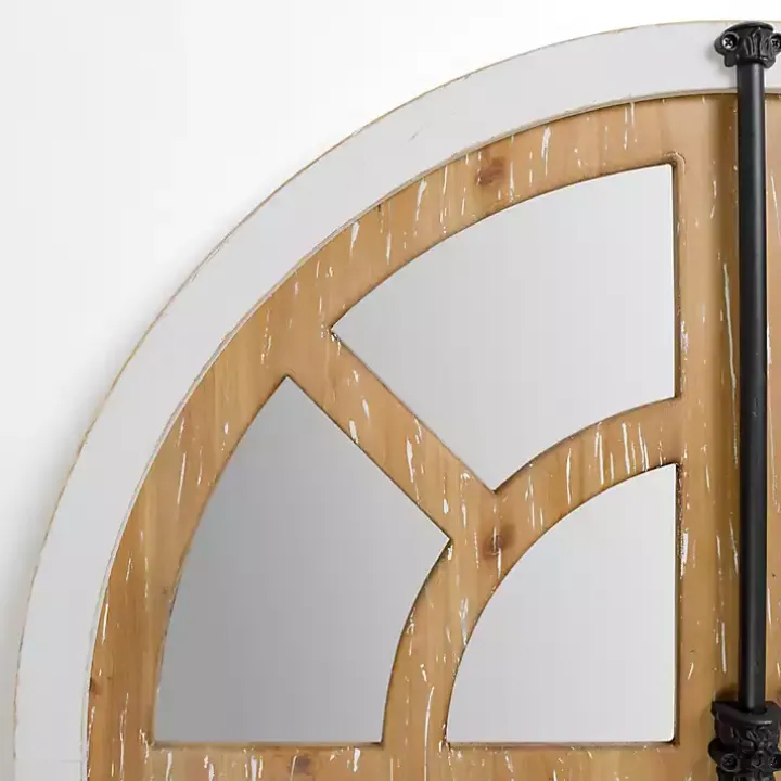 Artemis Arched Door Wood Wall Mirror