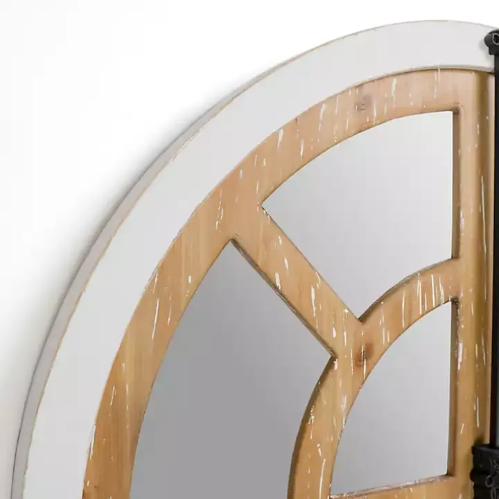 Artemis Arched Door Wood Wall Mirror