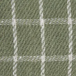 Artichoke Green Plaid Fringed Throw