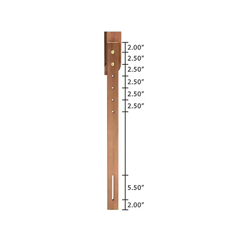 Ash Walnut Wood Panel King Headboard
