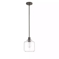 Asheville Bronze Glass Globe Pendant Light