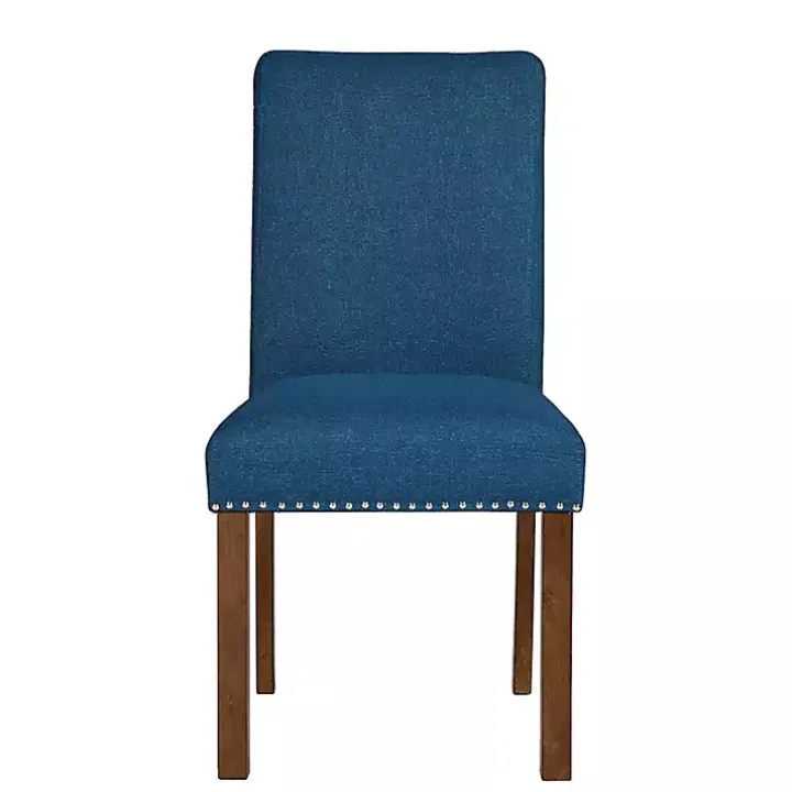 Aubrey Navy Upholstered 2-pc. Dining Chair Set