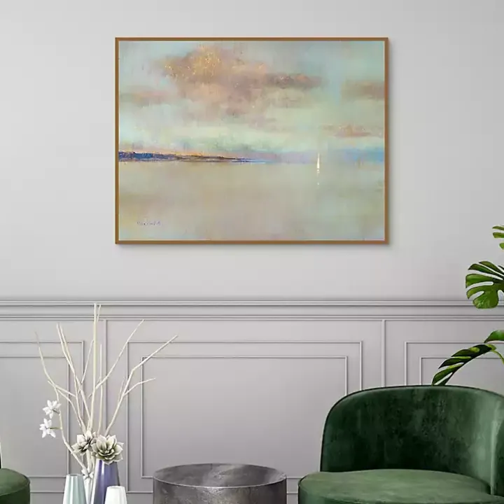 August Morning Framed Canvas Art Print