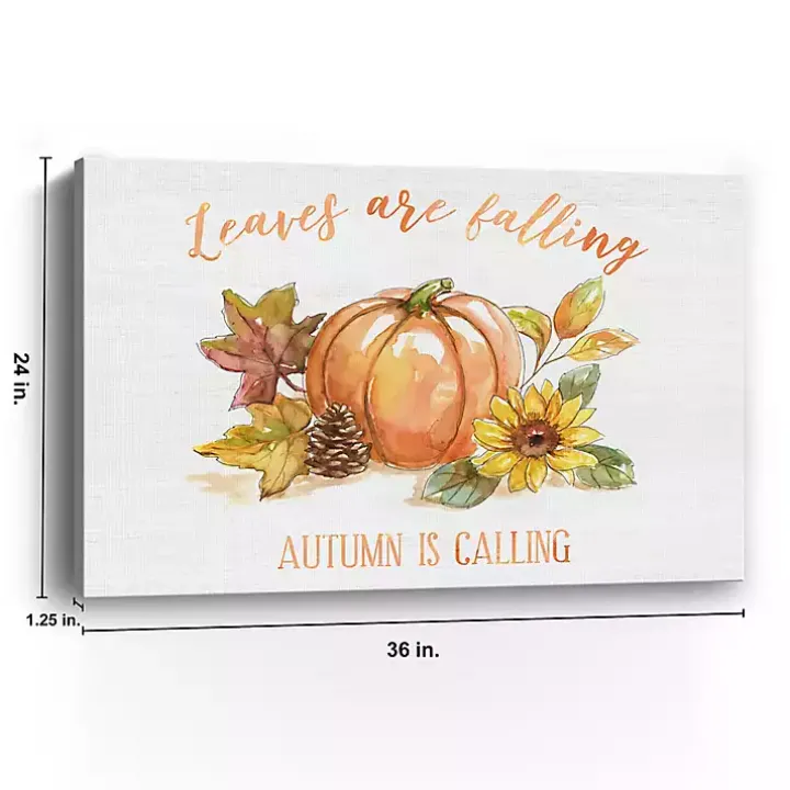 Autumn is Calling Canvas Art Print, 24x36