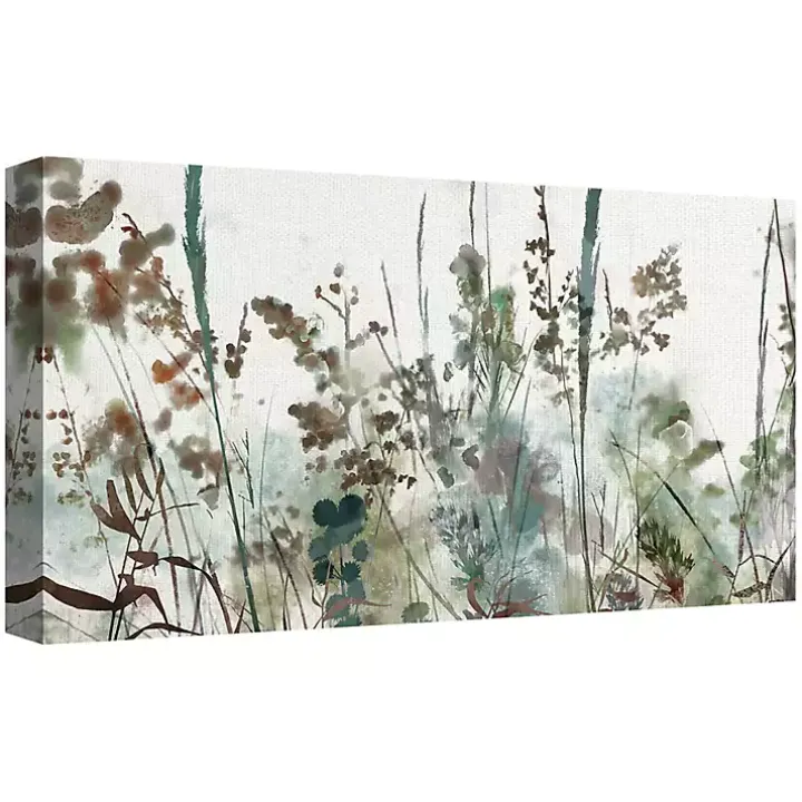 Autumn Reeds Panel Canvas Art Print