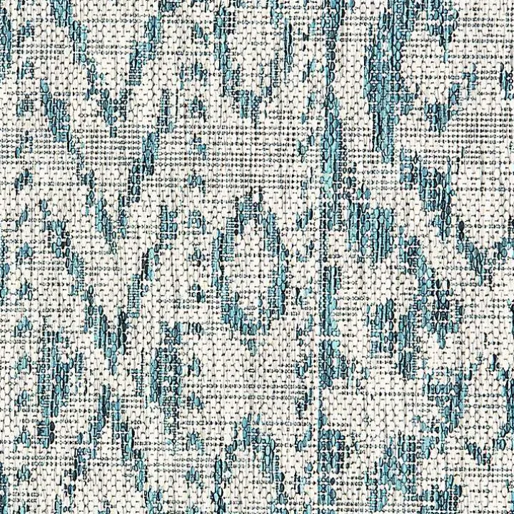Azure Terrace Sun Shower Outdoor Area Rug, 5x8