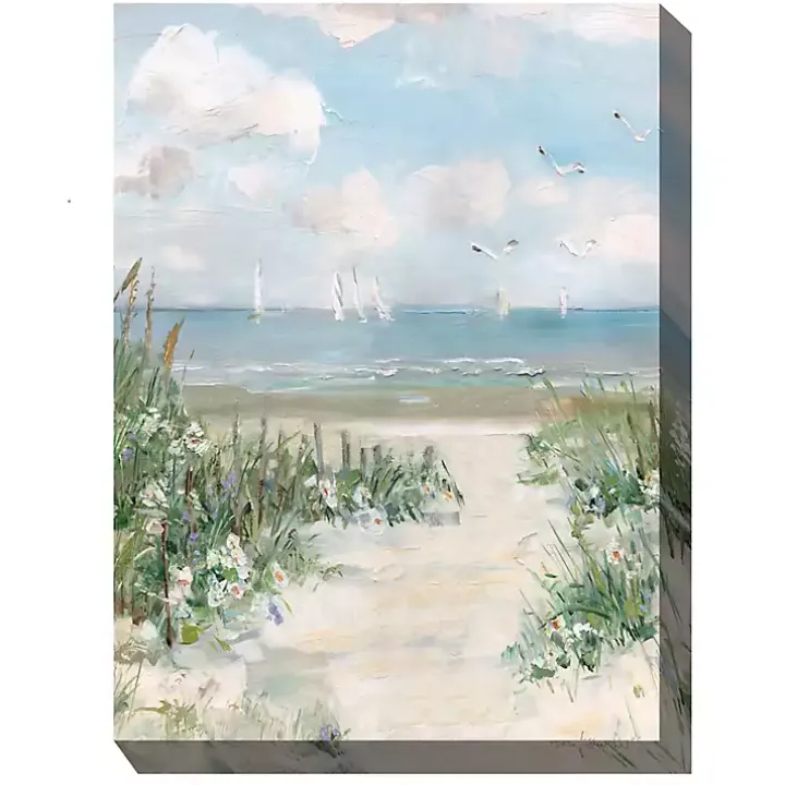 Balmy Ocean Breeze Outdoor Canvas Art Print