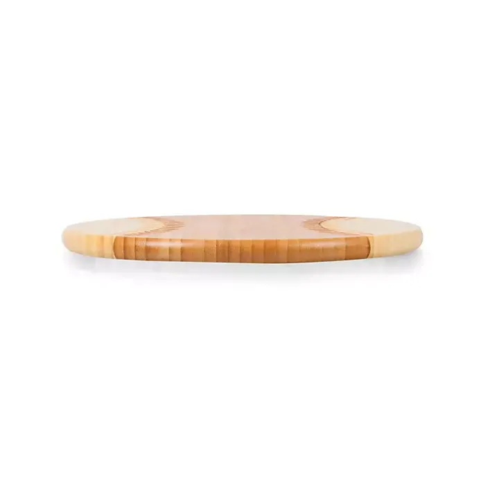 Bamboo Wood Baseball Serving Board