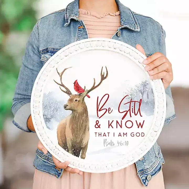 Be Still & Know Wall Plaque