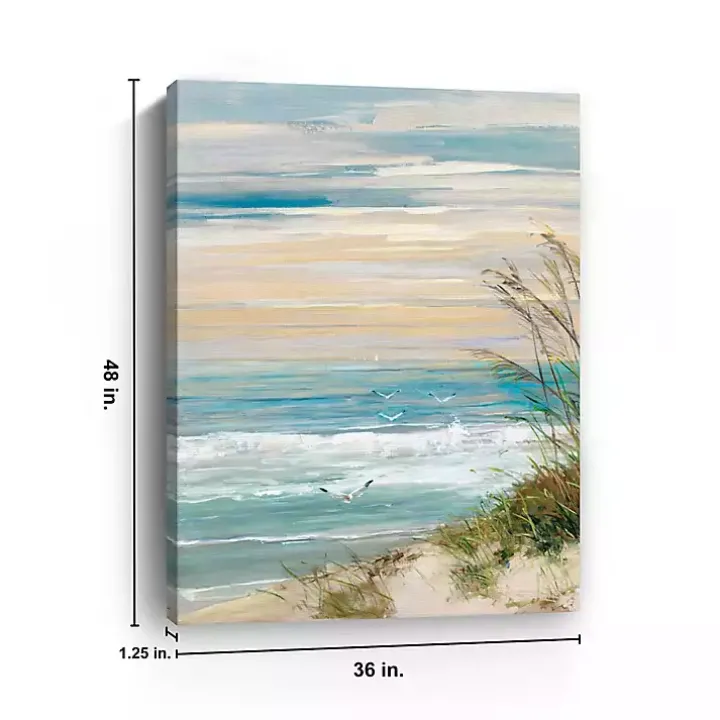 Beach at Dusk Canvas Art Print, 36x48 in.