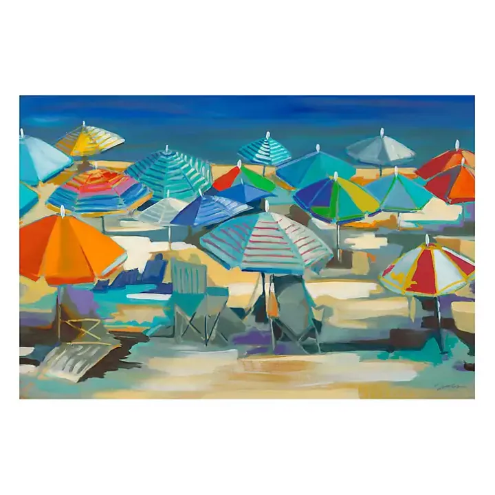 Beach Blanket Bingo Canvas Art Print