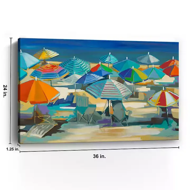 Beach Blanket Bingo Canvas Art Print