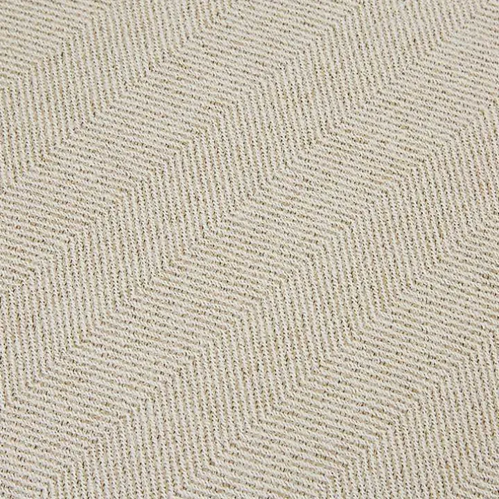 Beige High Back Skirted Dining Chairs, Set of 2