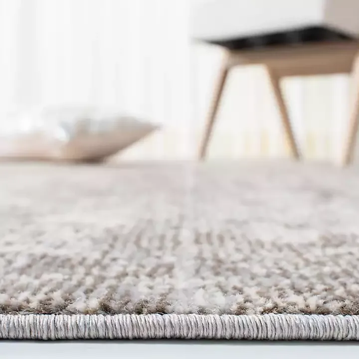 Beige Madison Abstract Area Rug, 5x7