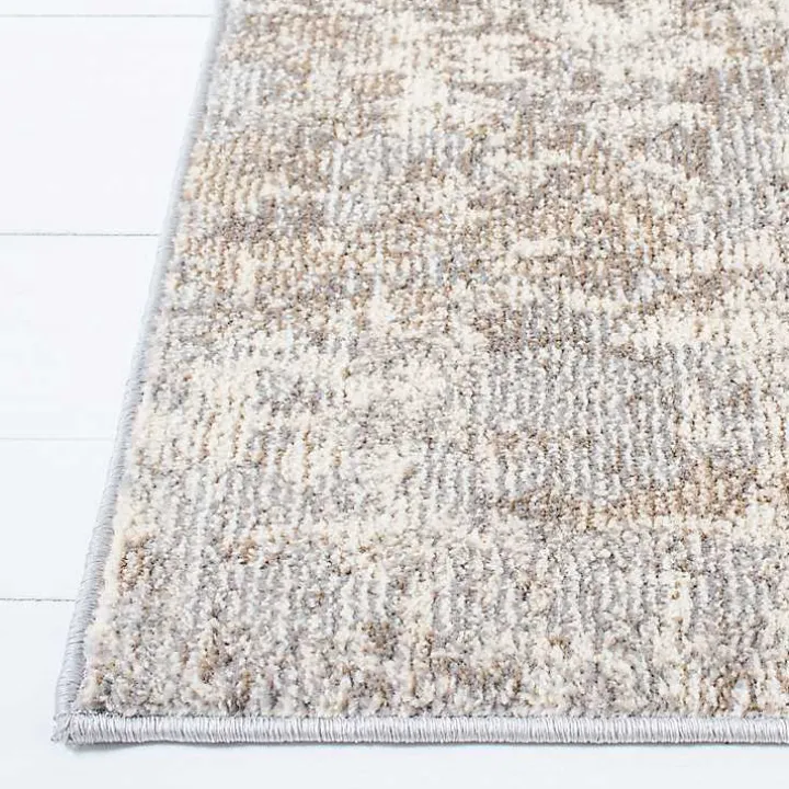 Beige Madison Abstract Area Rug, 8x10