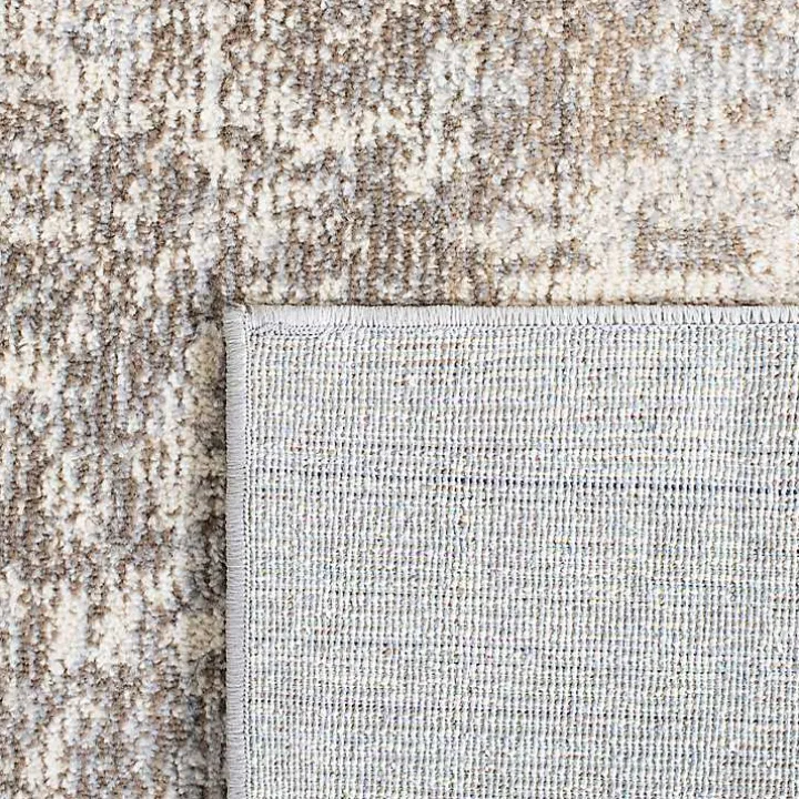 Beige Madison Abstract Runner, 2x8