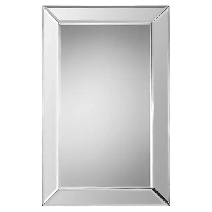Beveled Frame Rectangle Wall Mirror