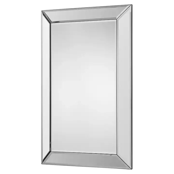 Beveled Frame Rectangle Wall Mirror