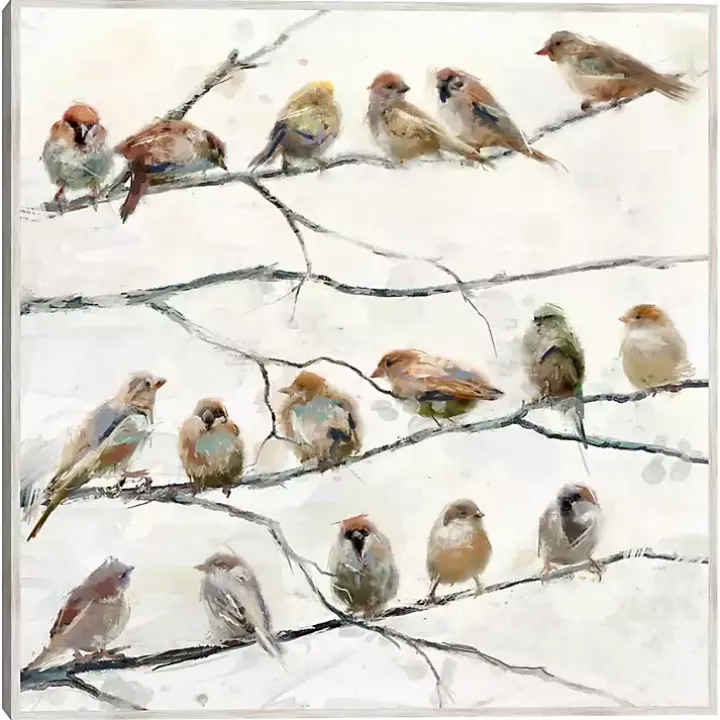 Birds of a Feather Canvas Art Print