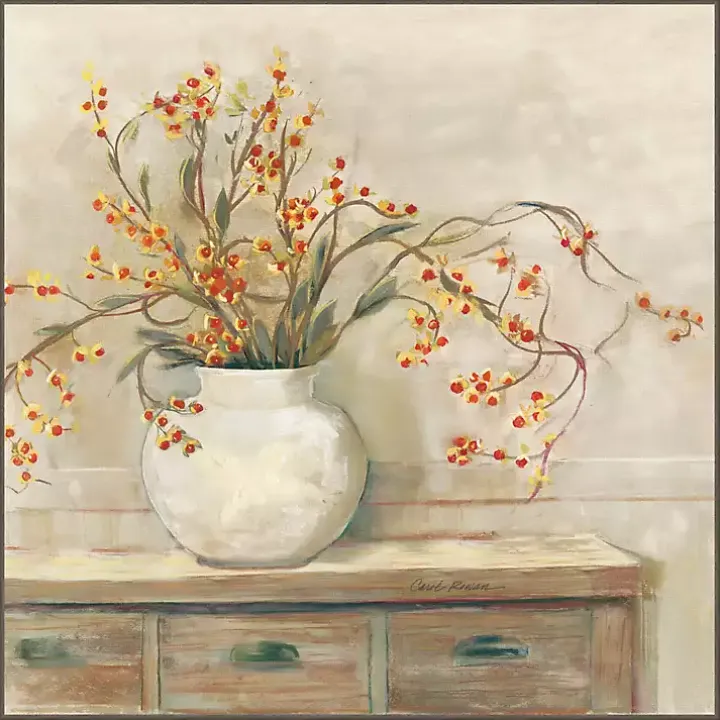 Bittersweet Bouquet Framed Canvas Art Print