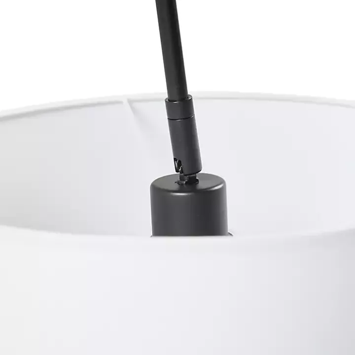 Black Adjustable Arm Modern Floor Lamp