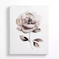 Black and White Flower II Canvas Art Print