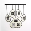 Black and White Paw Print Collage Frame