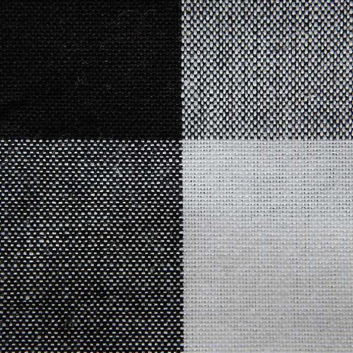 Black and White Reversible Placemats, Set of 4