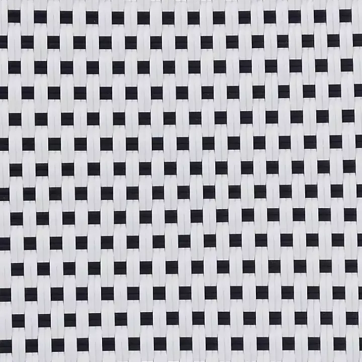 Black and White Woven 5-pc. Dining Set