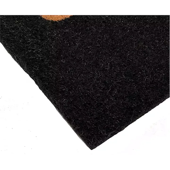 Black Arch Hello Doormat