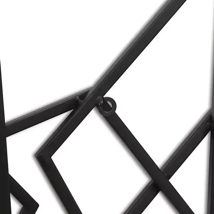 Black Astraga Pentagon Plaque