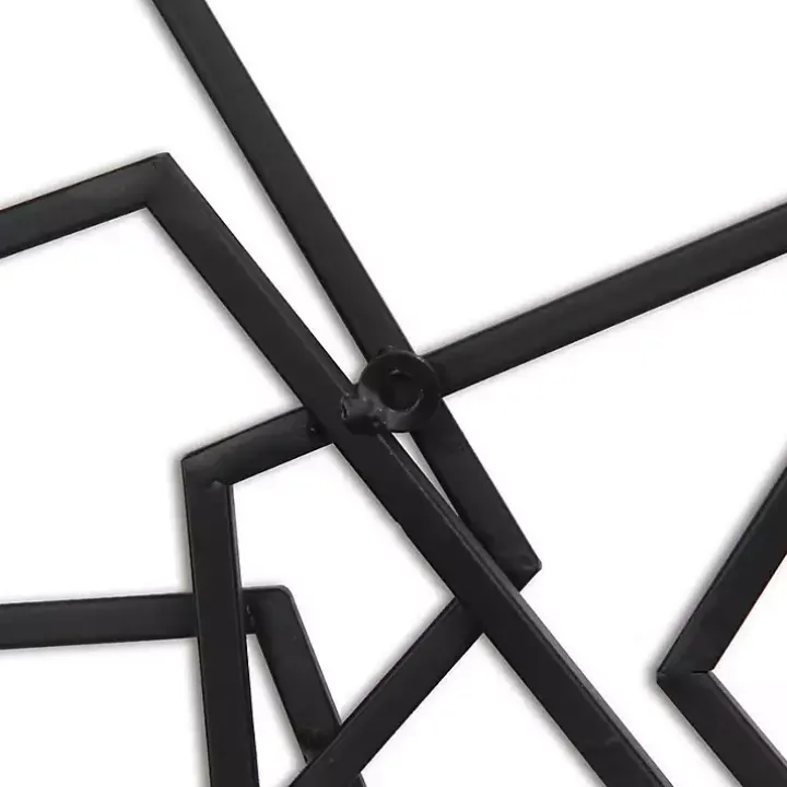 Black Astraga Pentagon Plaque