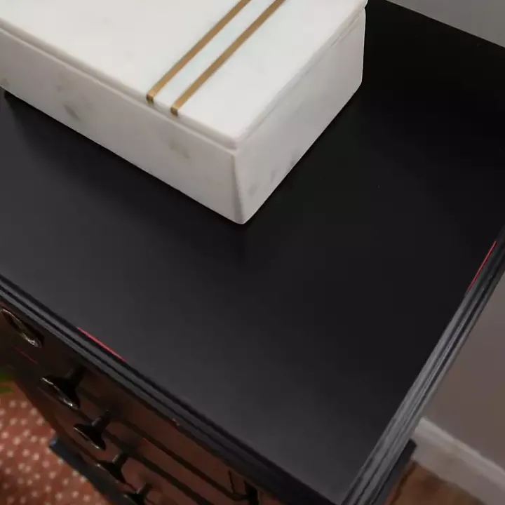 Black 5-Drawer Ollie Petite Jewelry Armoire
