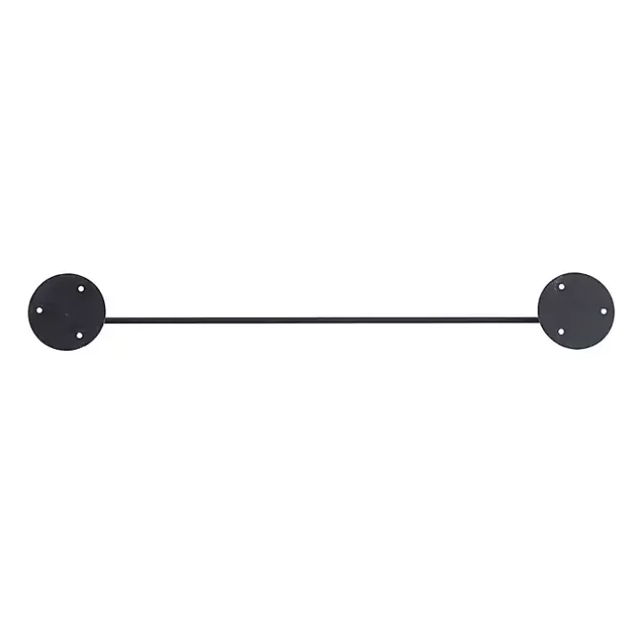 Black Hanging Glass Votive Wall Plaque