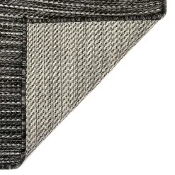 Black Intertwine Indoor/Outdoor Runner