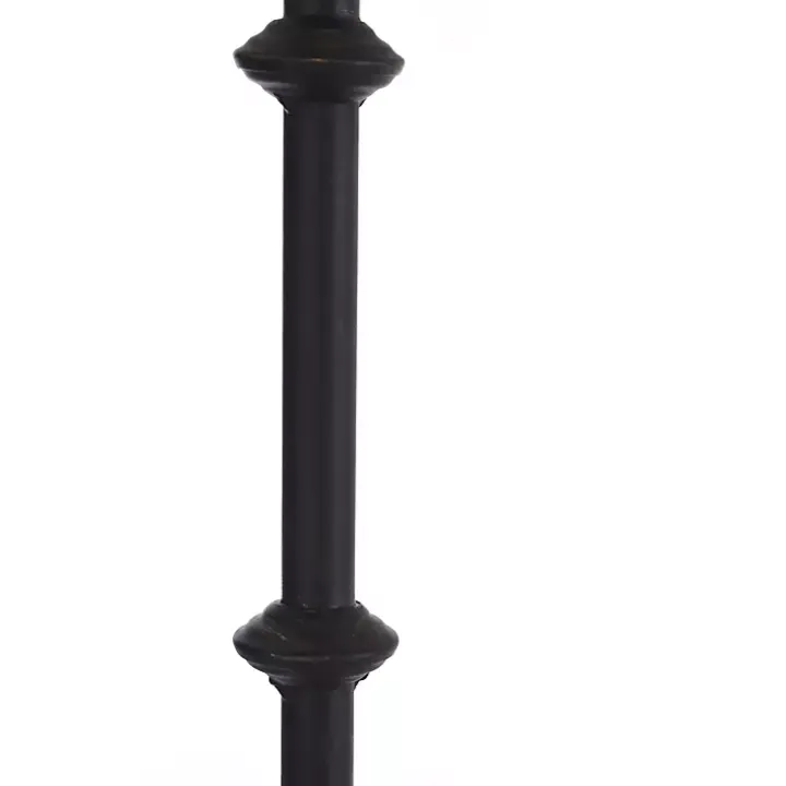 Black Iron Candle Holder