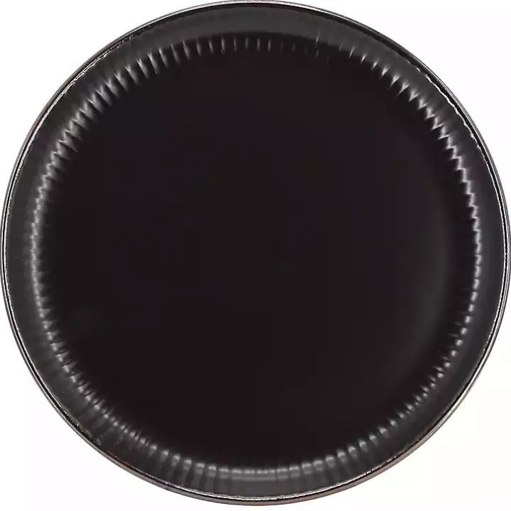 Black Leo Stoneware 16-pc. Dinnerware Set