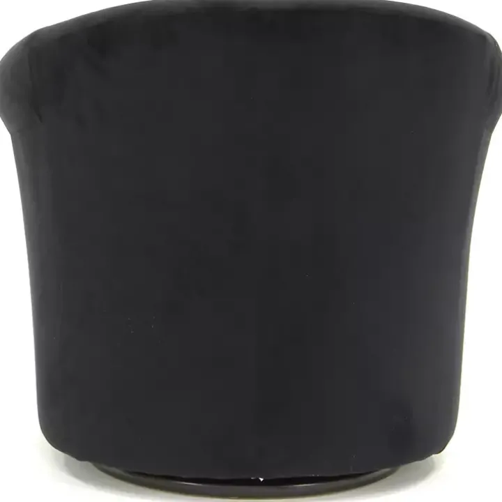 Black Marley Swivel Accent Chair