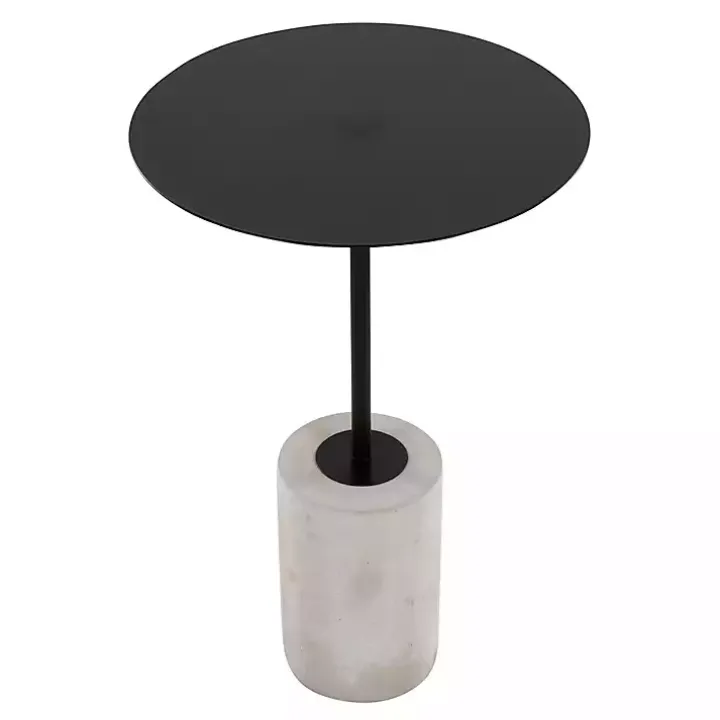 Black Metal & Concrete Janis Cocktail Table