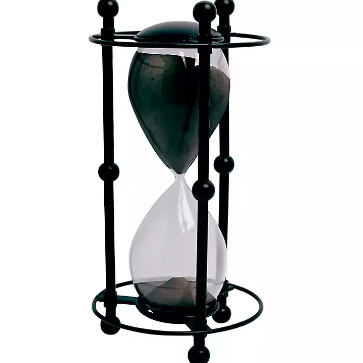 Black Metal and Sand Cage Hourglass