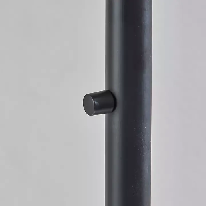 Black Metal Arched Floor Lamp
