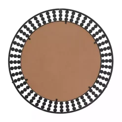 Black Metal Coen Bohemian Wall Mirror