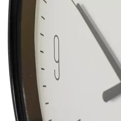 Black Metal Contemporary Wall Clock