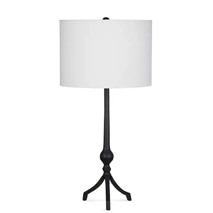Black Metal Samantha Table Lamp