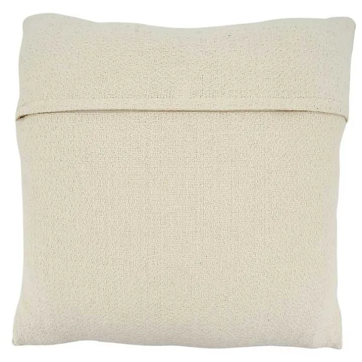 Black Mudcloth Cotton Throw Pillow