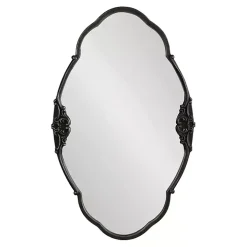 Black Novella Baroque Wall Mirror