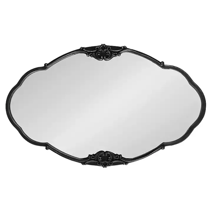 Black Novella Baroque Wall Mirror